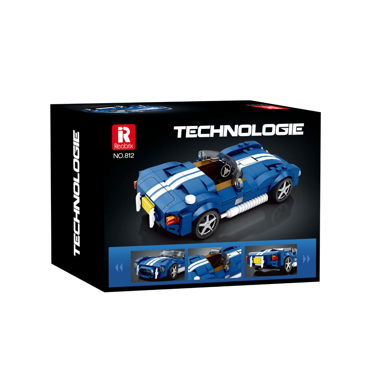 Reobrix 812 Roadster 1:24 Klemmbaustein Auto 312 Teile ab 14