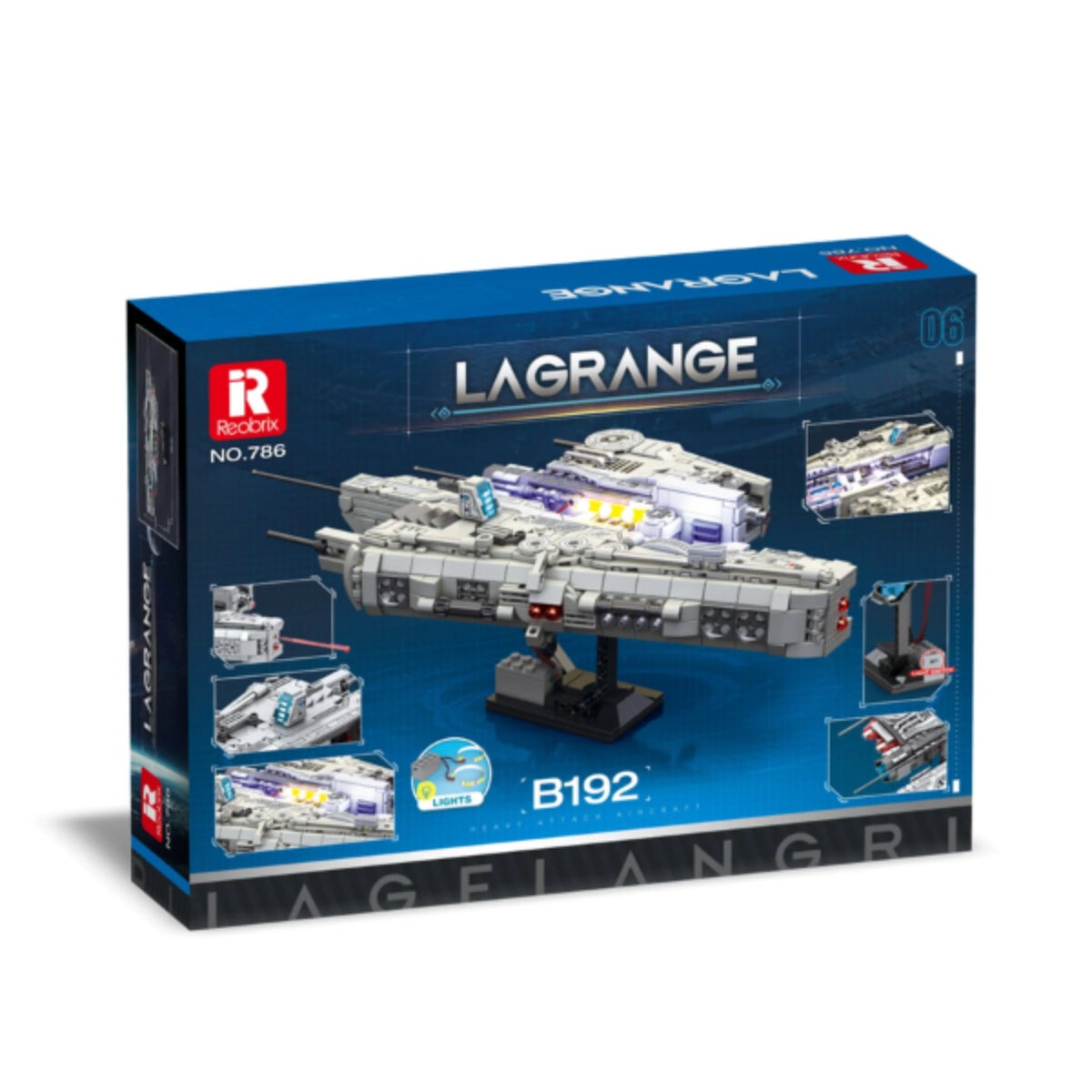 Reobrix 786 Raumkreuzer B192 858 Teile 36 cm ab 14
