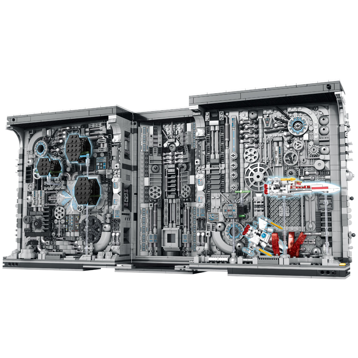 Reobrix 66030 Sternenjäger Buch Klemmbaustein Displaymodell 3058 Teile ab 14